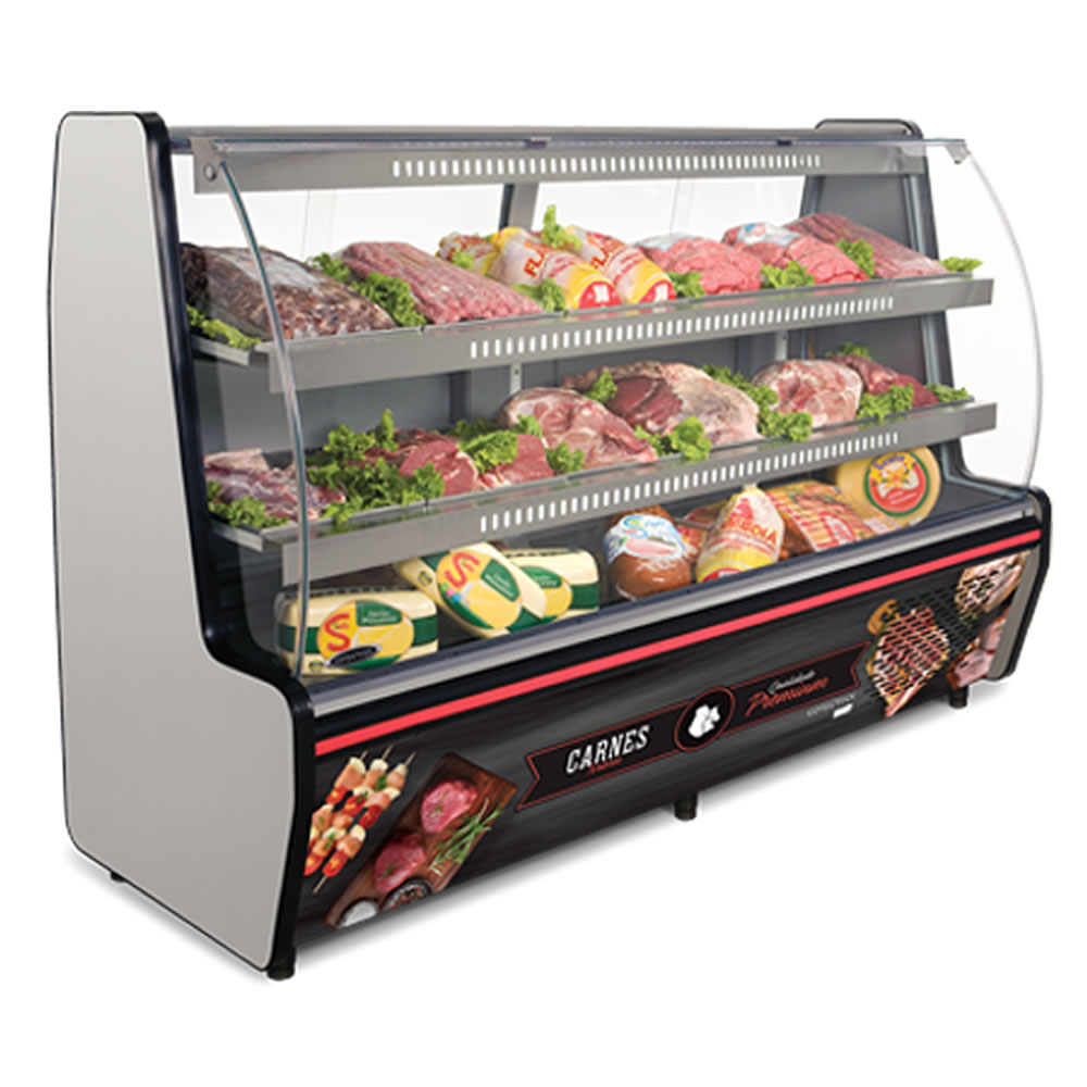 Balcão Refrigerado Visorâmico 2 Pistas VIS-200 Conservex