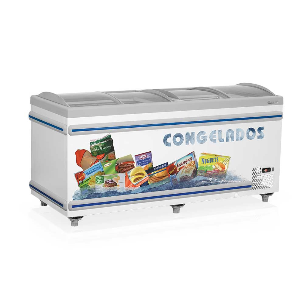 Expositor Ilha Skin Condenser - Colarinho ABS GESK-190BR Gelopar
