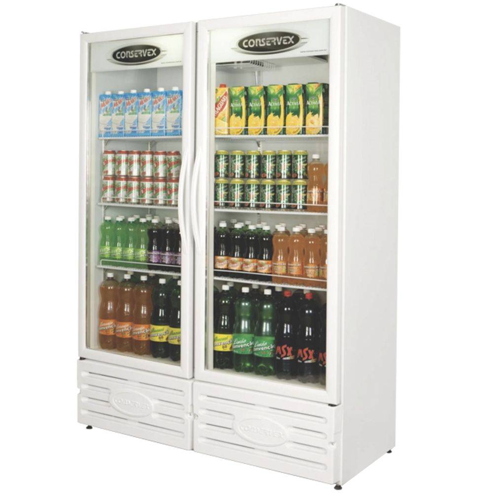 Expositor Refrigerado Vertical 2 Portas ERV-850 Conservex