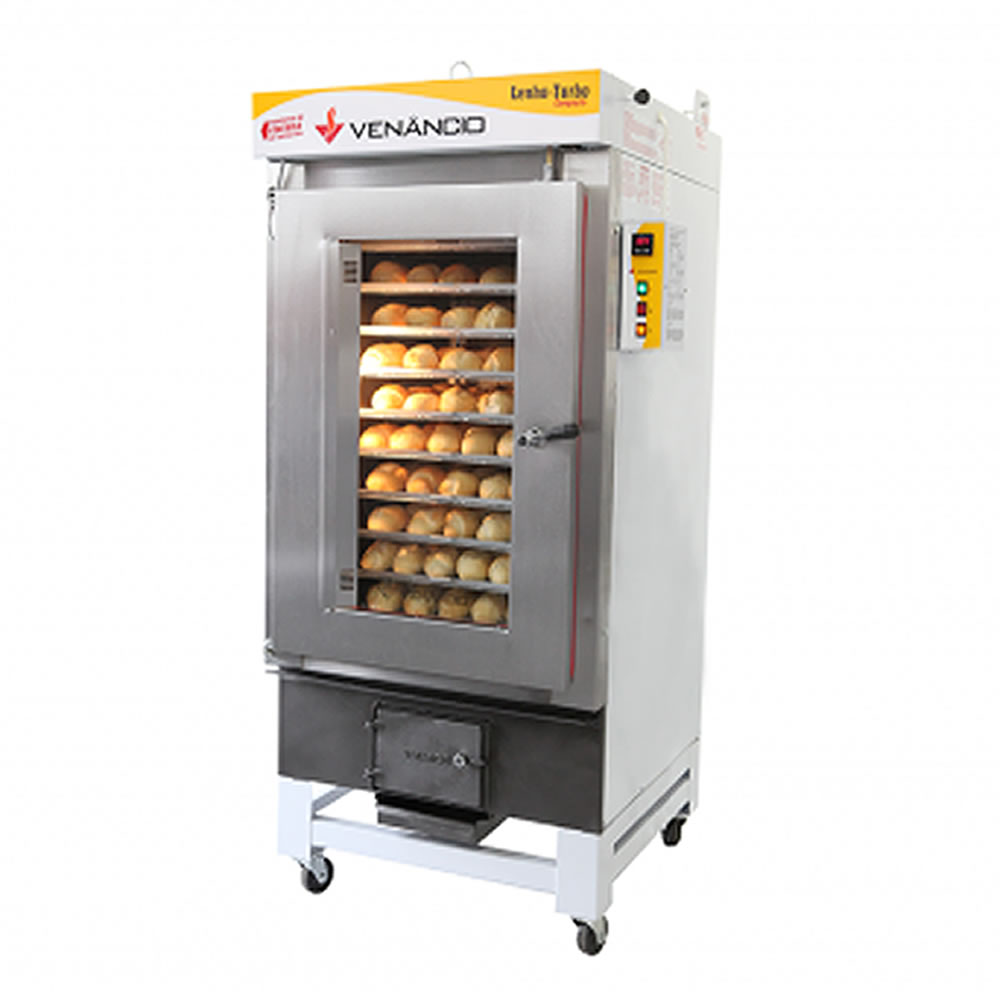 Forno Turbo Ciclone Lenha 10 Esteiras FCLT10 Venâncio