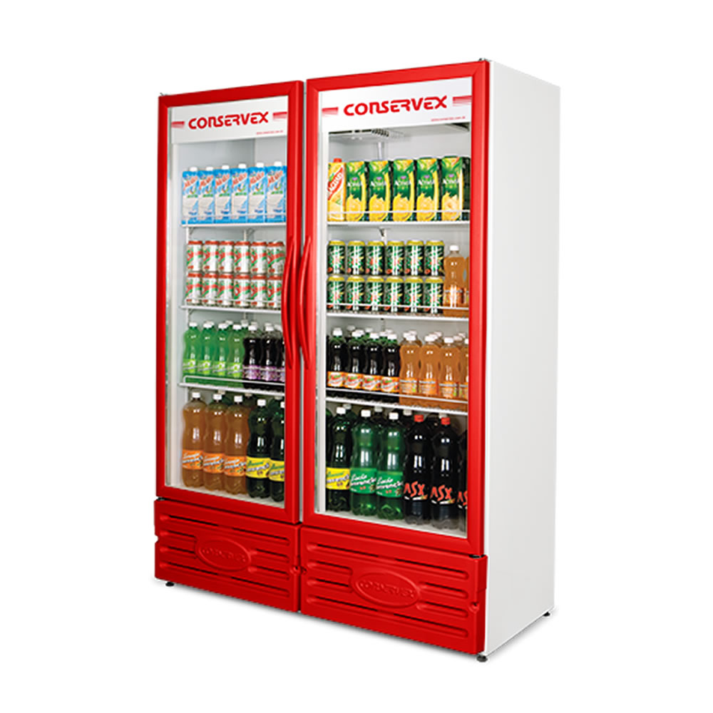 Expositor Refrigerado Vertical 2 Portas ERV-850/V Conservex