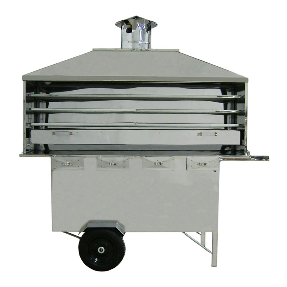 Carrinho de Churrasco com Churrasqueira de 1,80cm Inox R2