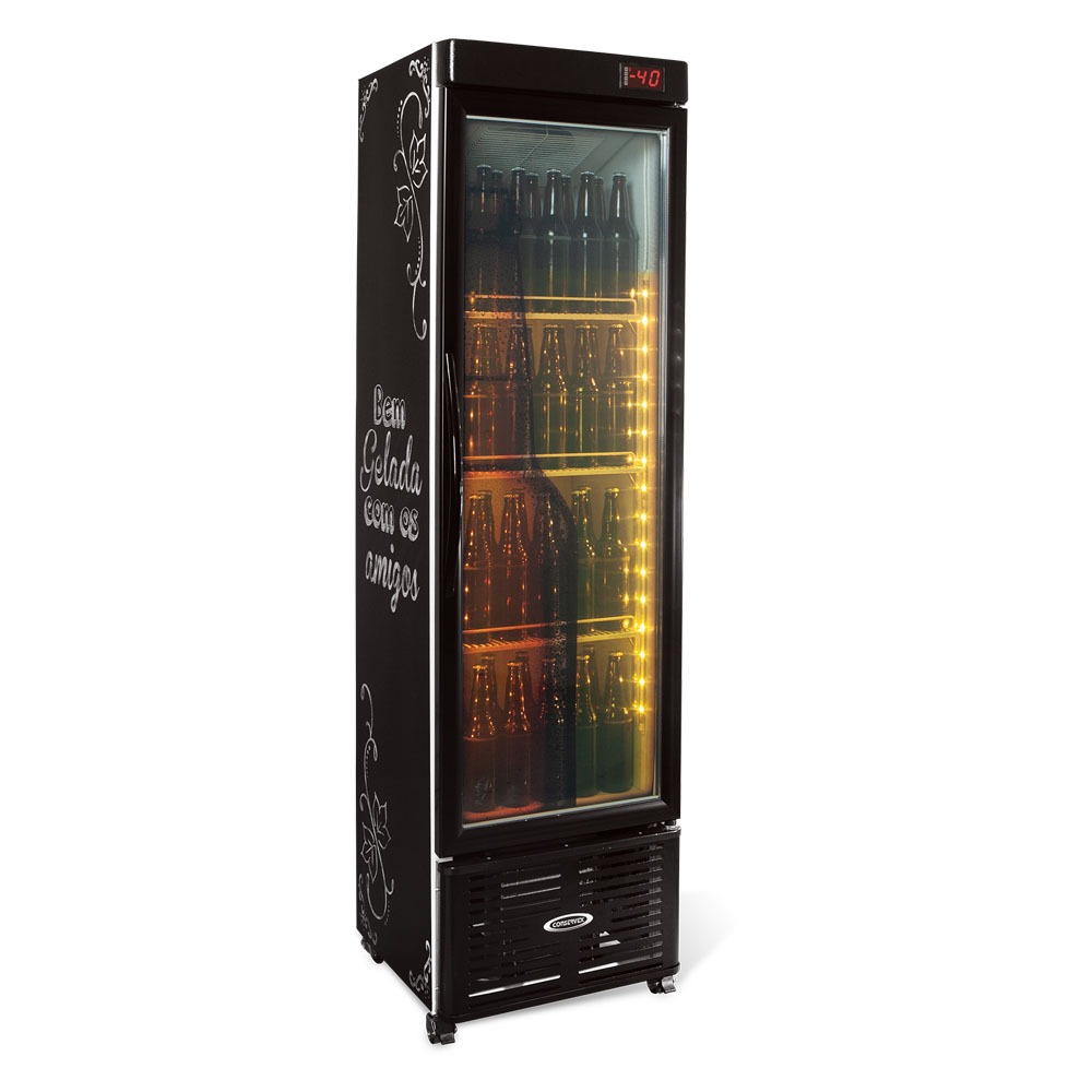 Cervejeira Refrigerada Slim Porta de Vidro CRV-250/PV Conservex