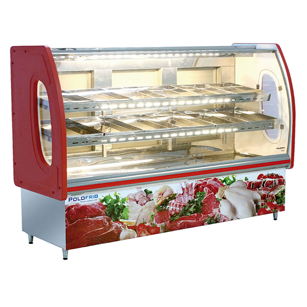 Expositor Açougue Avícola Premium 2,00m Linha 1206 PoloFrio